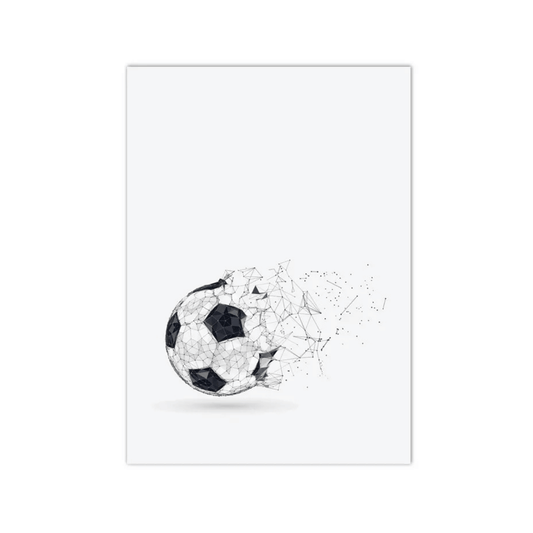 Football In Motion Canvas Print