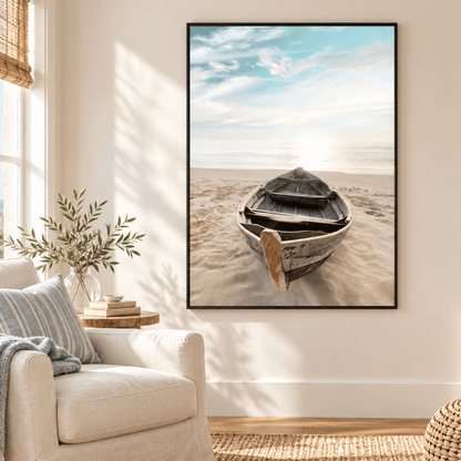 Still Waters Rowboat Canvas Print
