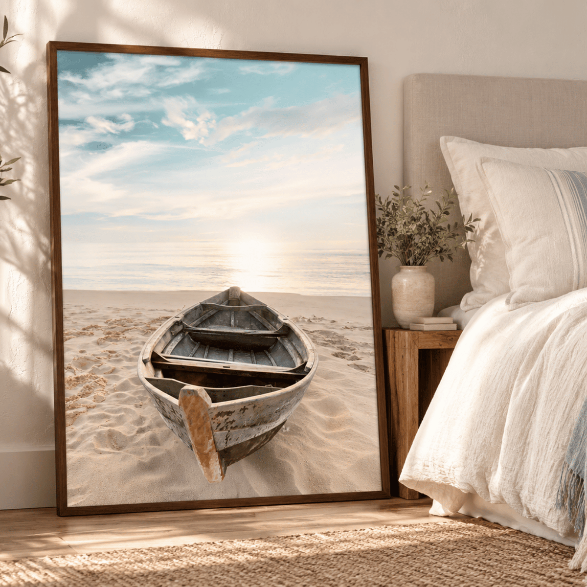 Still Waters Rowboat Canvas Print