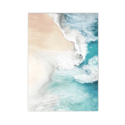 Seafoam Shoreline Canvas Print