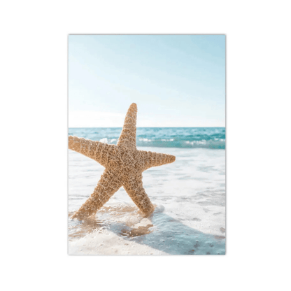 Starfish By The Tide Canvas Print