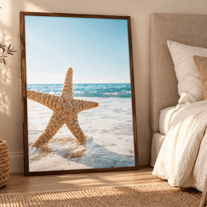 Starfish By The Tide Canvas Print