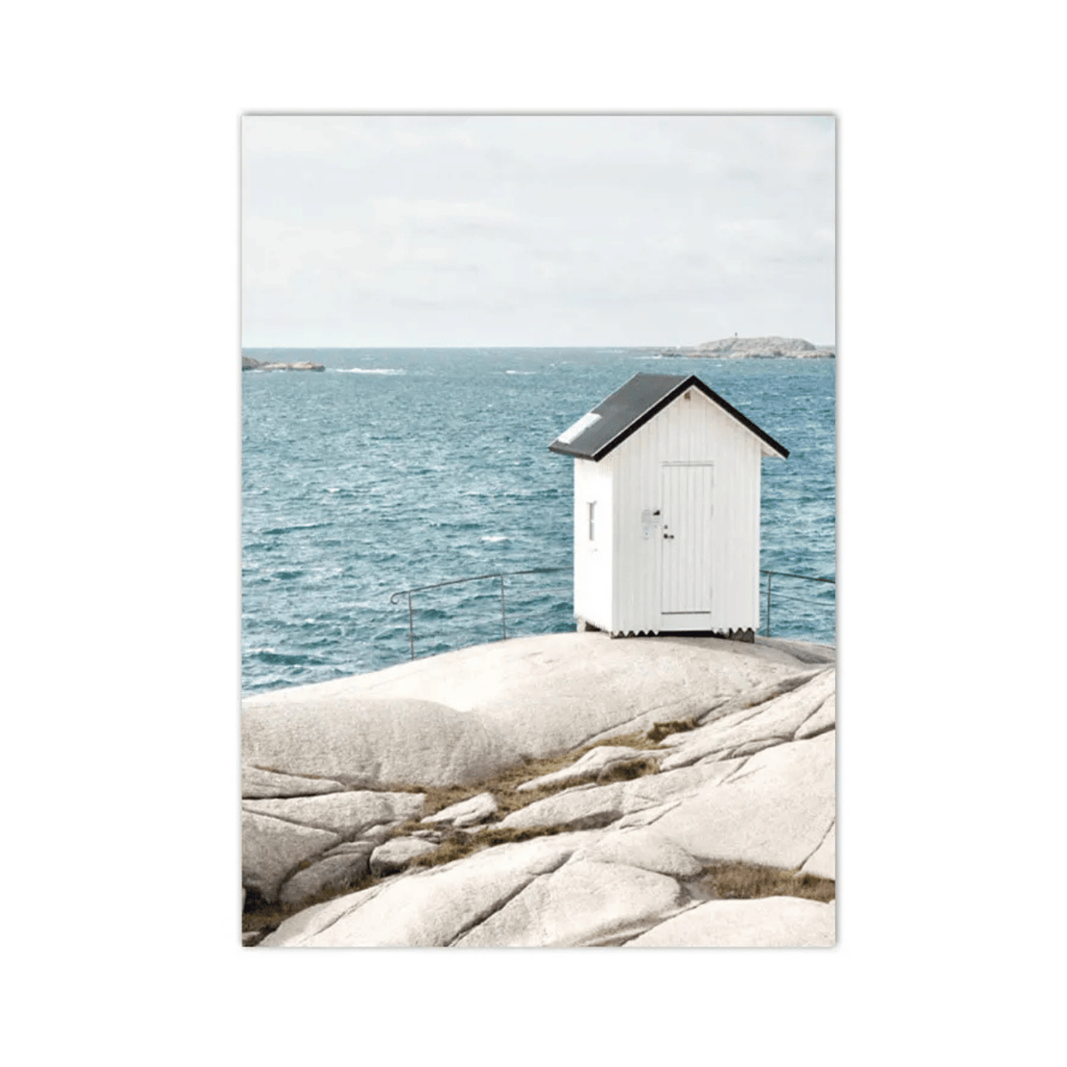 Coastal Cabin By The Sea Canvas Print