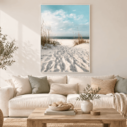 Dune Path To The Sea Canvas Print