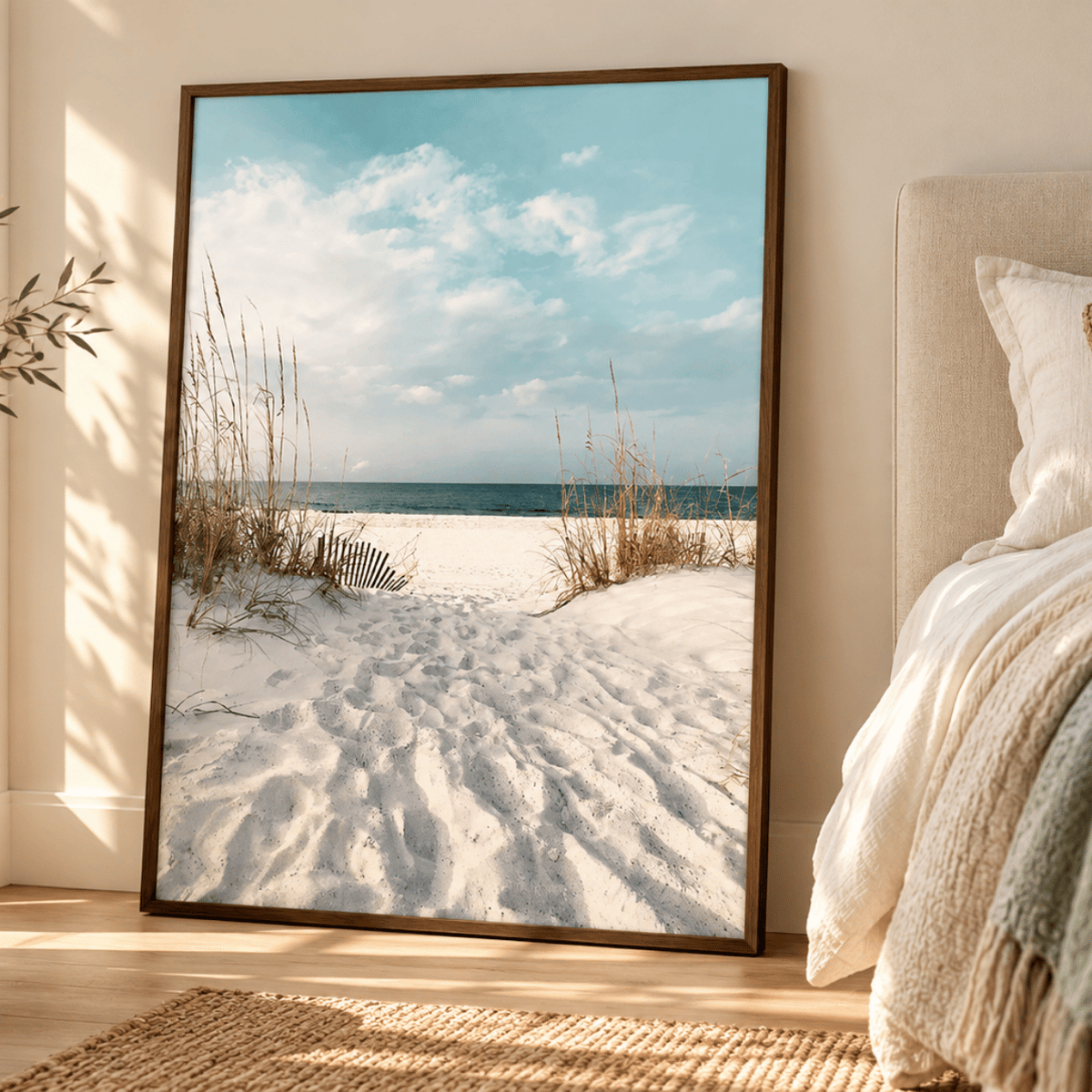 Dune Path To The Sea Canvas Print