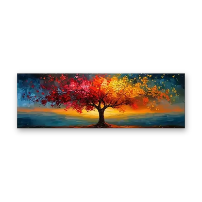 Chroma Canopy Panoramic Canvas Print