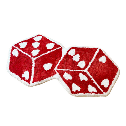 Red Dice Tufted Rug