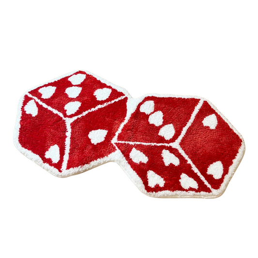 Red Dice Tufted Rug