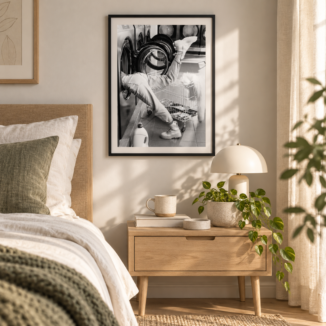 Laundry Day Dive Canvas Print