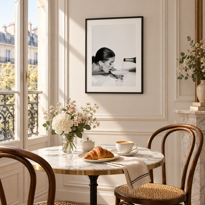 Champagne Temptation Canvas Print