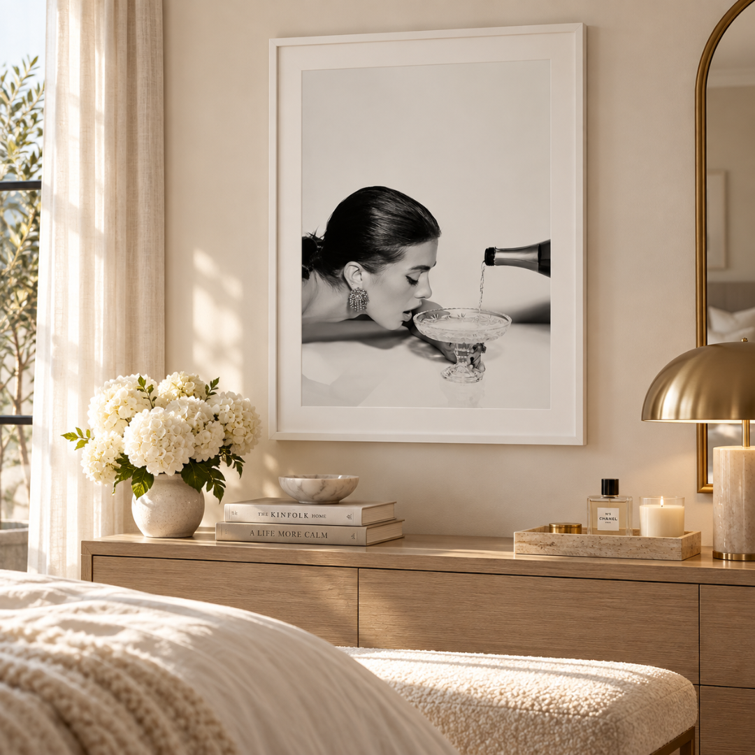 Champagne Temptation Canvas Print
