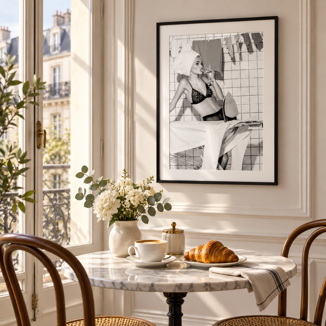 Pressing Matters Champagne Canvas Print