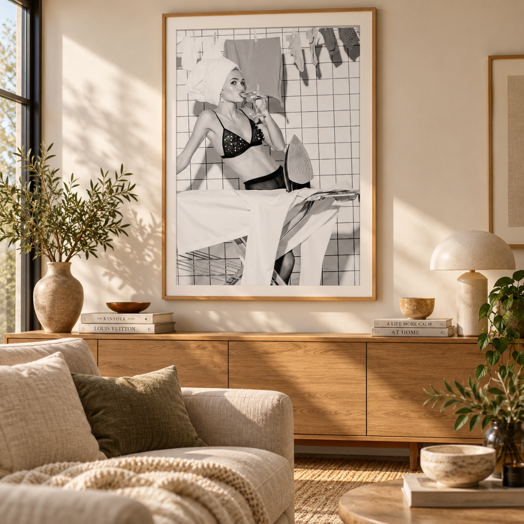 Pressing Matters Champagne Canvas Print