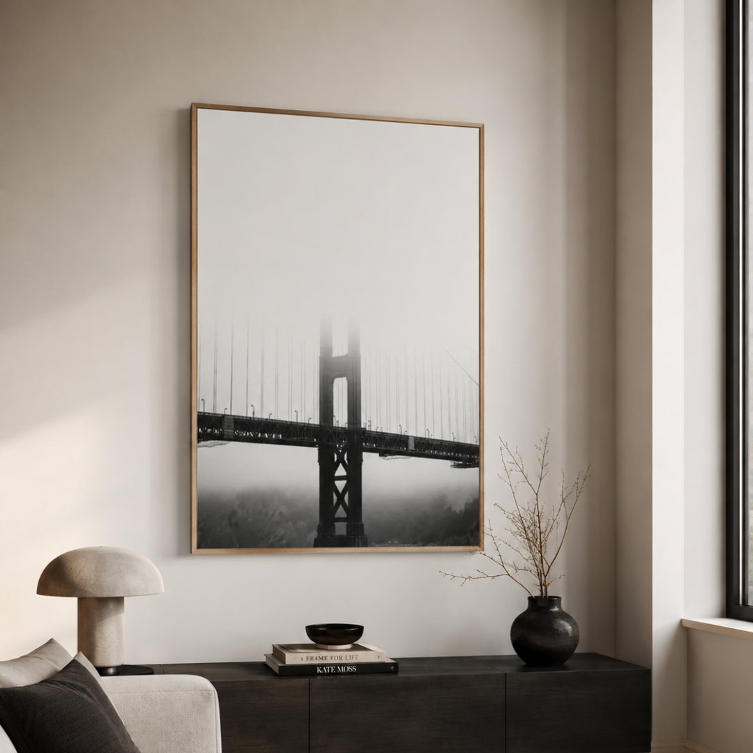 Fogbound Golden Gate Bridge Canvas Print