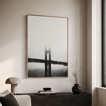 Fogbound Golden Gate Bridge Canvas Print
