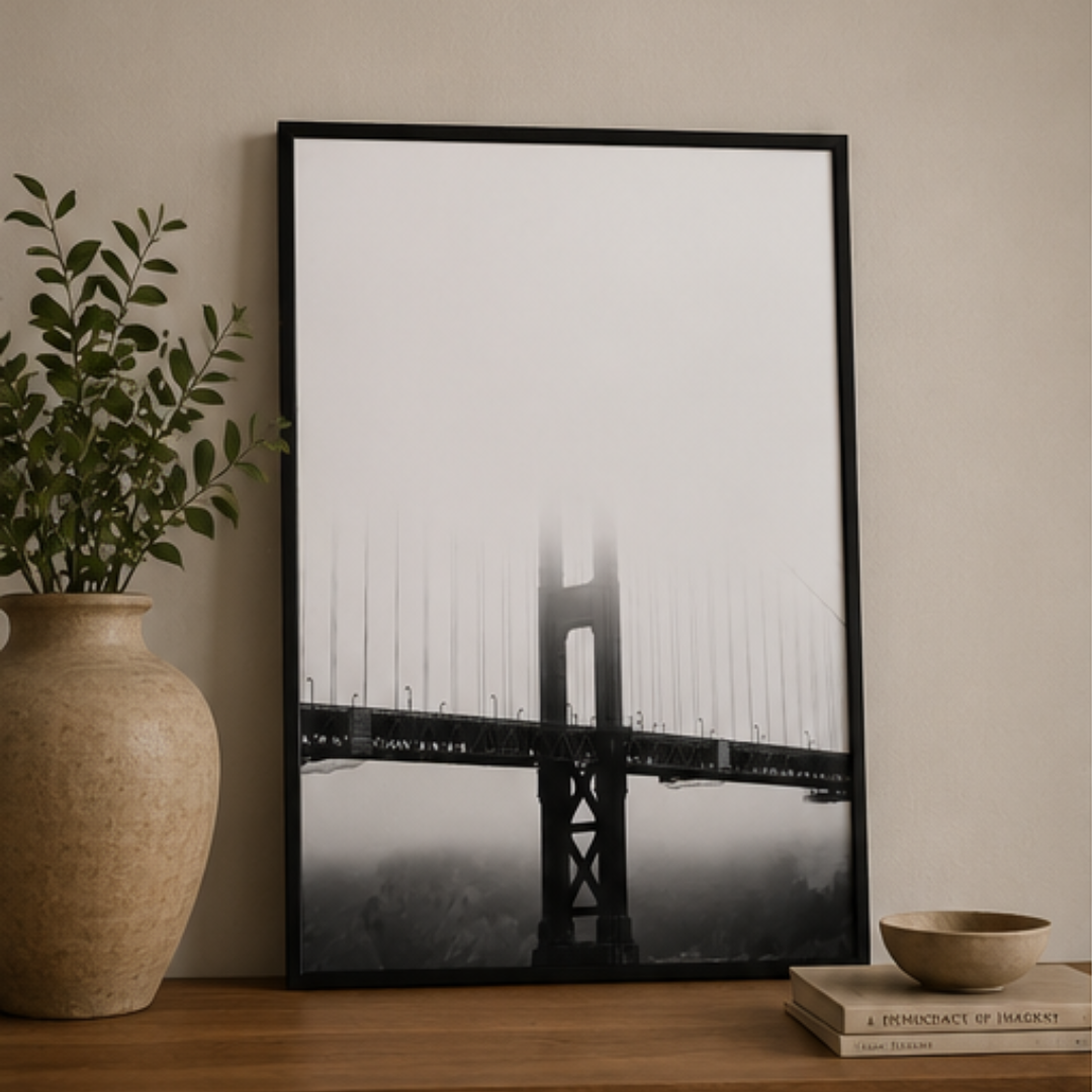Fogbound Golden Gate Bridge Canvas Print