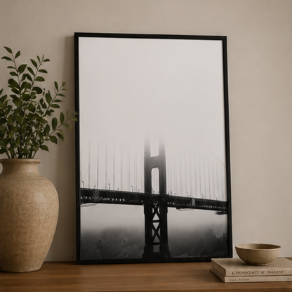 Fogbound Golden Gate Bridge Canvas Print