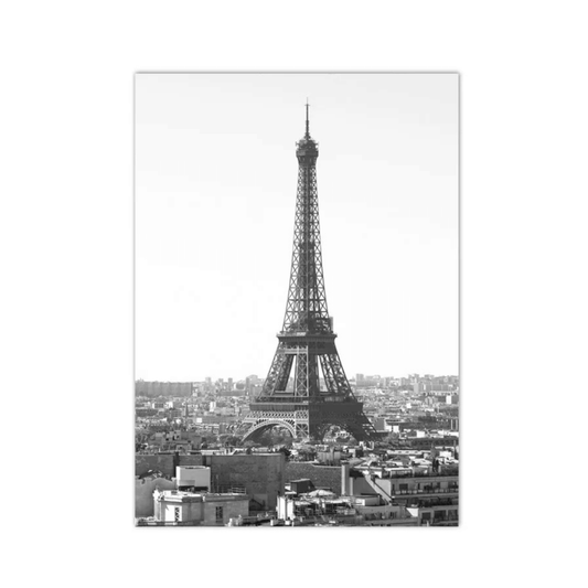 Paris Above The Rooftops Canvas Print