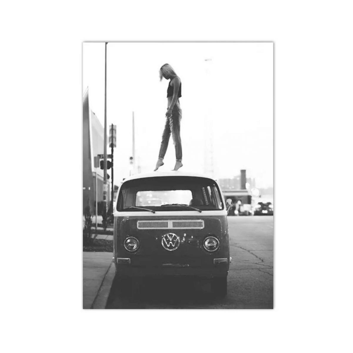 Above The City Camper Canvas Print