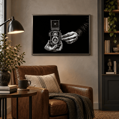 Analog Focus Canvas Print