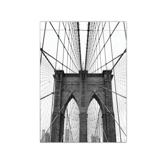 Brooklyn Bridge Symmetry Canvas Print