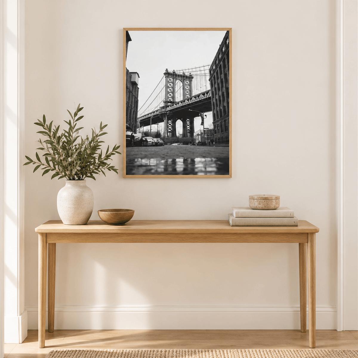 Under the Manhattan Bridge Canvas Print