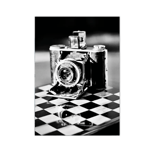 Vintage Folding Camera Canvas Print
