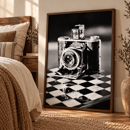 Vintage Folding Camera Canvas Print