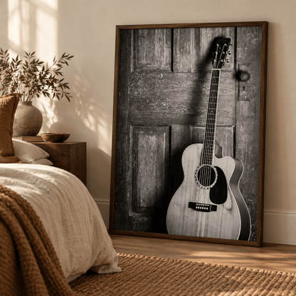 Strings Against The Grain Canvas Print