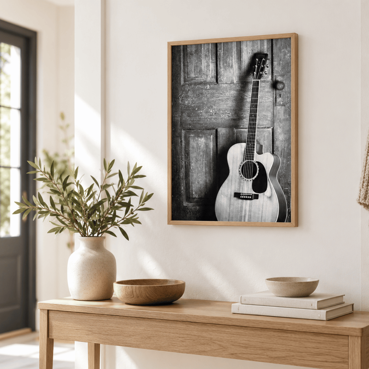 Strings Against The Grain Canvas Print
