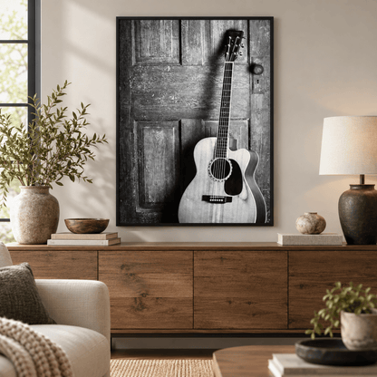 Strings Against The Grain Canvas Print