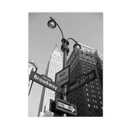 Broadway 34th Street Canvas Print
