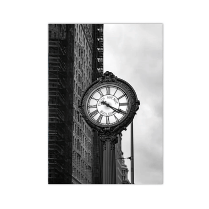 Fifth Avenue Clock Canvas Print