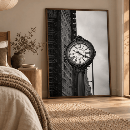 Fifth Avenue Clock Canvas Print
