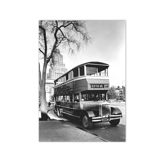 Fifth Avenue Vintage Bus Canvas Print