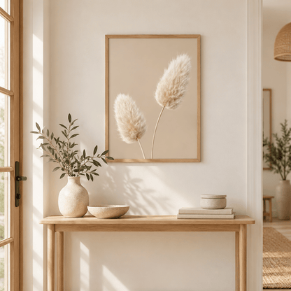 Soft Plume Pair Canvas Print