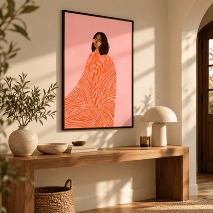 Waves Of Confidence Figurative Canvas Print