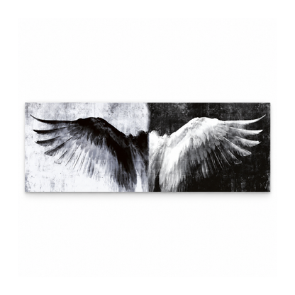 Dual Spirit Angel Wings Canvas Print